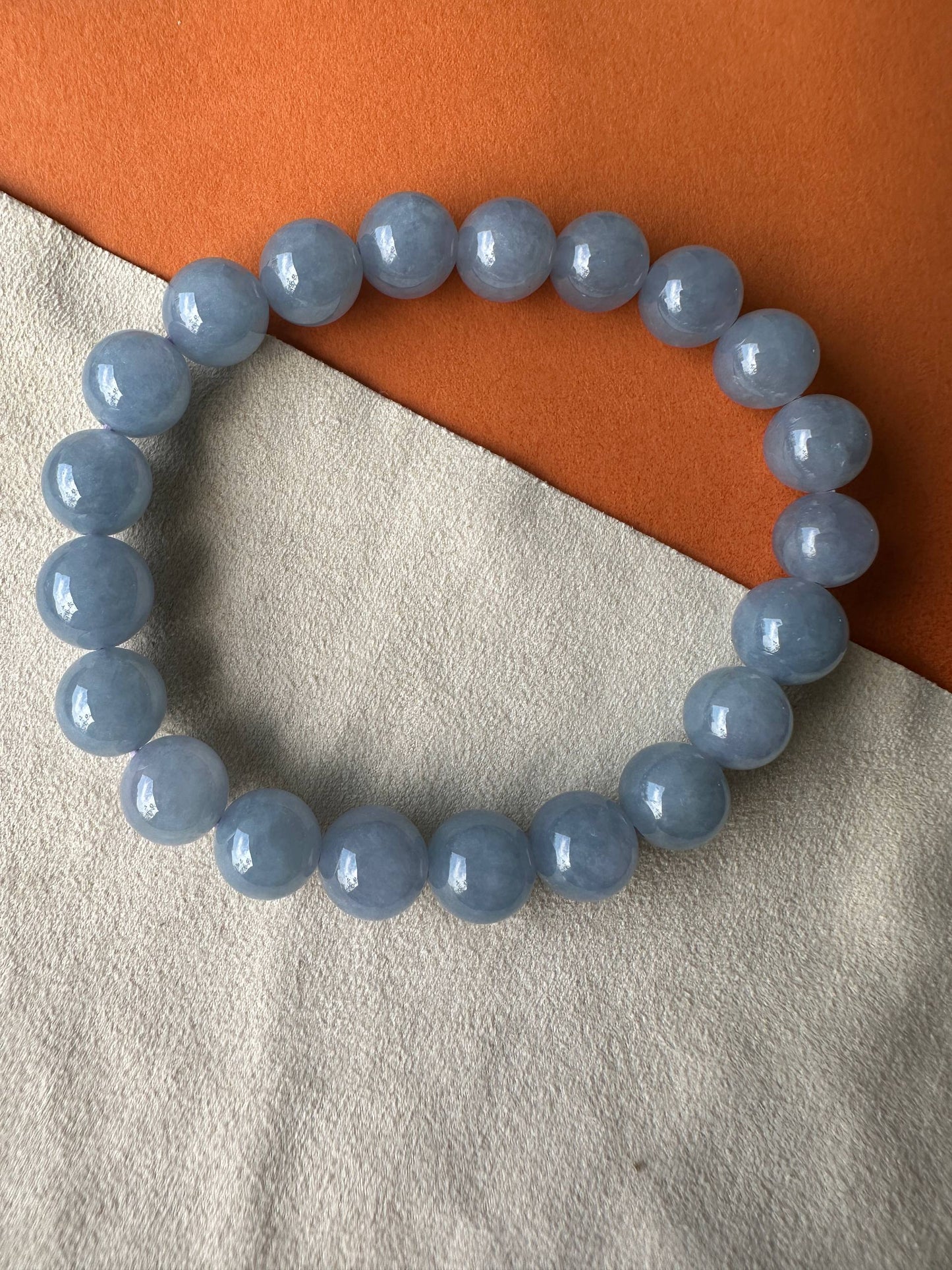 JBD2410 Storm | Blue Lavender Jadeite Jade Bracelet