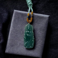 JGY227003 Benevolence | Icy Blue Burmese Grade A Goddess of Mercy Jadeite Jade