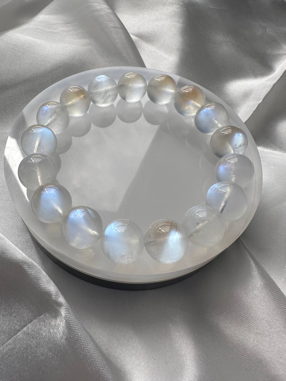 Blue Moonstone Beads Bracelet