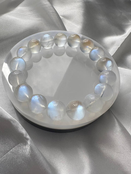 Blue Moonstone Beads Bracelet