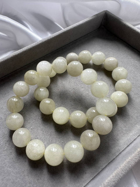 Libyan Desert Glass/Gold Tektite Beads Bracelet