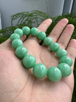 JBD230004 Sunny Apple | True Natural Apple Green Jadeite Jade Beads Bracelet