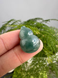 JH224001 A Dip in the Water | Lake Blue Water Burmese Jadeite Jade in Calabash Carving