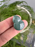 JH224001 A Dip in the Water | Lake Blue Water Burmese Jadeite Jade in Calabash Carving