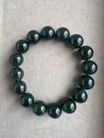 JBD230006 Into the Lake Pt.II | Bluish Green Grade A Guatemalan Jadeite Jade Beads Bracelet