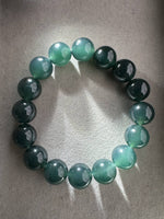 JBD230006 Into the Lake Pt.II | Bluish Green Grade A Guatemalan Jadeite Jade Beads Bracelet