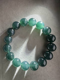 JBD230006 Into the Lake Pt.II | Bluish Green Grade A Guatemalan Jadeite Jade Beads Bracelet