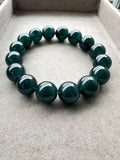 JBD230006 Into the Lake Pt.II | Bluish Green Grade A Guatemalan Jadeite Jade Beads Bracelet