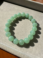 JBD230007 Seafoam | Icy Green Burmese Jadeite Jade Beads