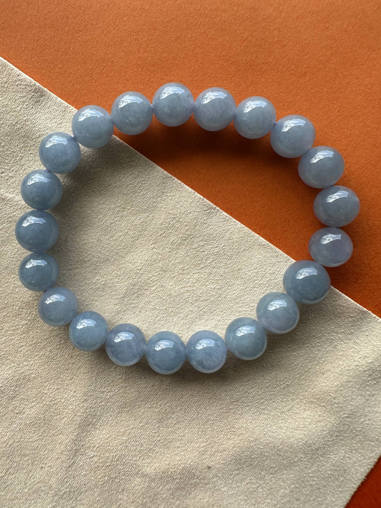 JBD2410 Storm | Blue Lavender Jadeite Jade Bracelet