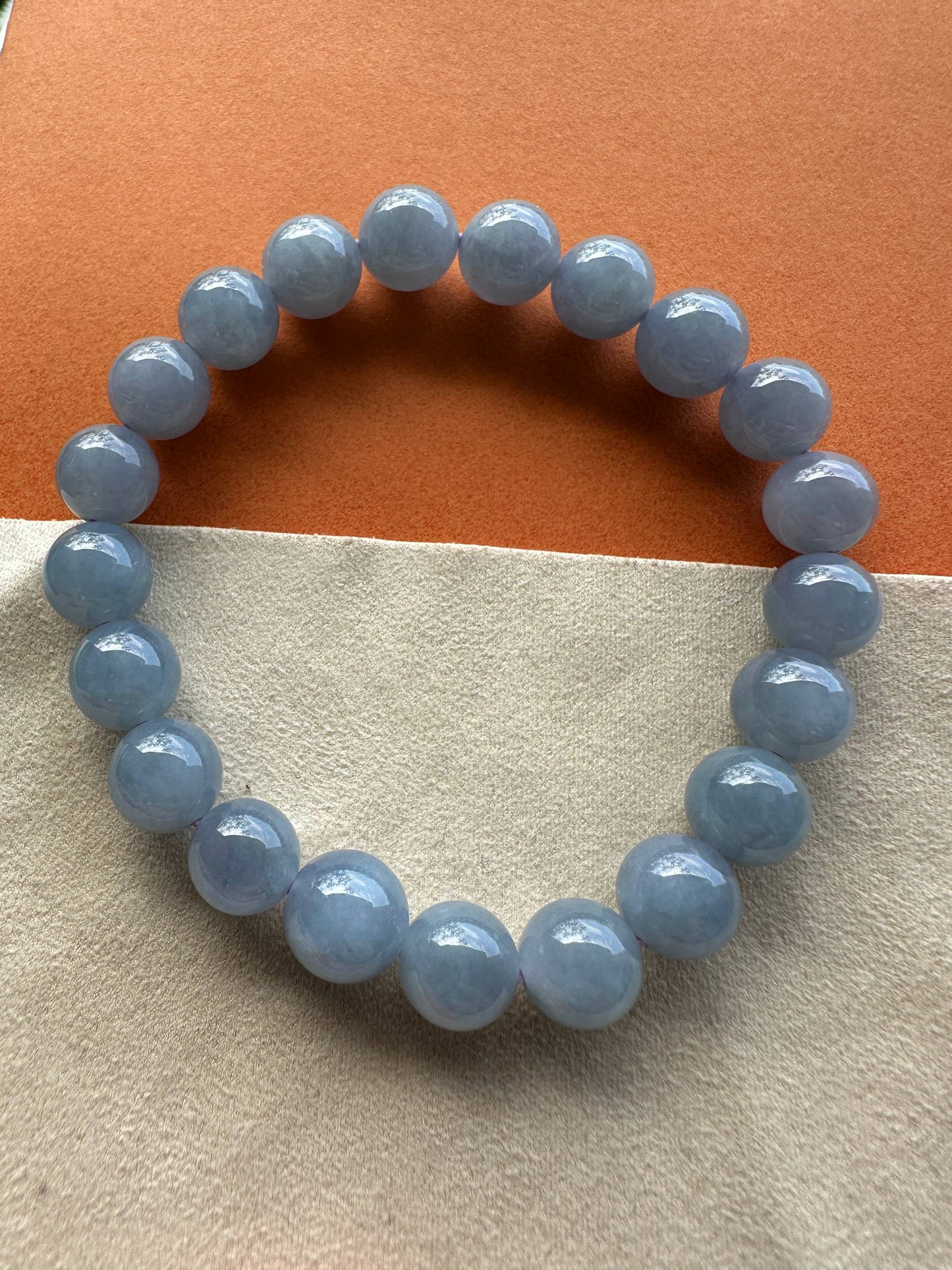 JBD2410 Storm | Blue Lavender Jadeite Jade Bracelet