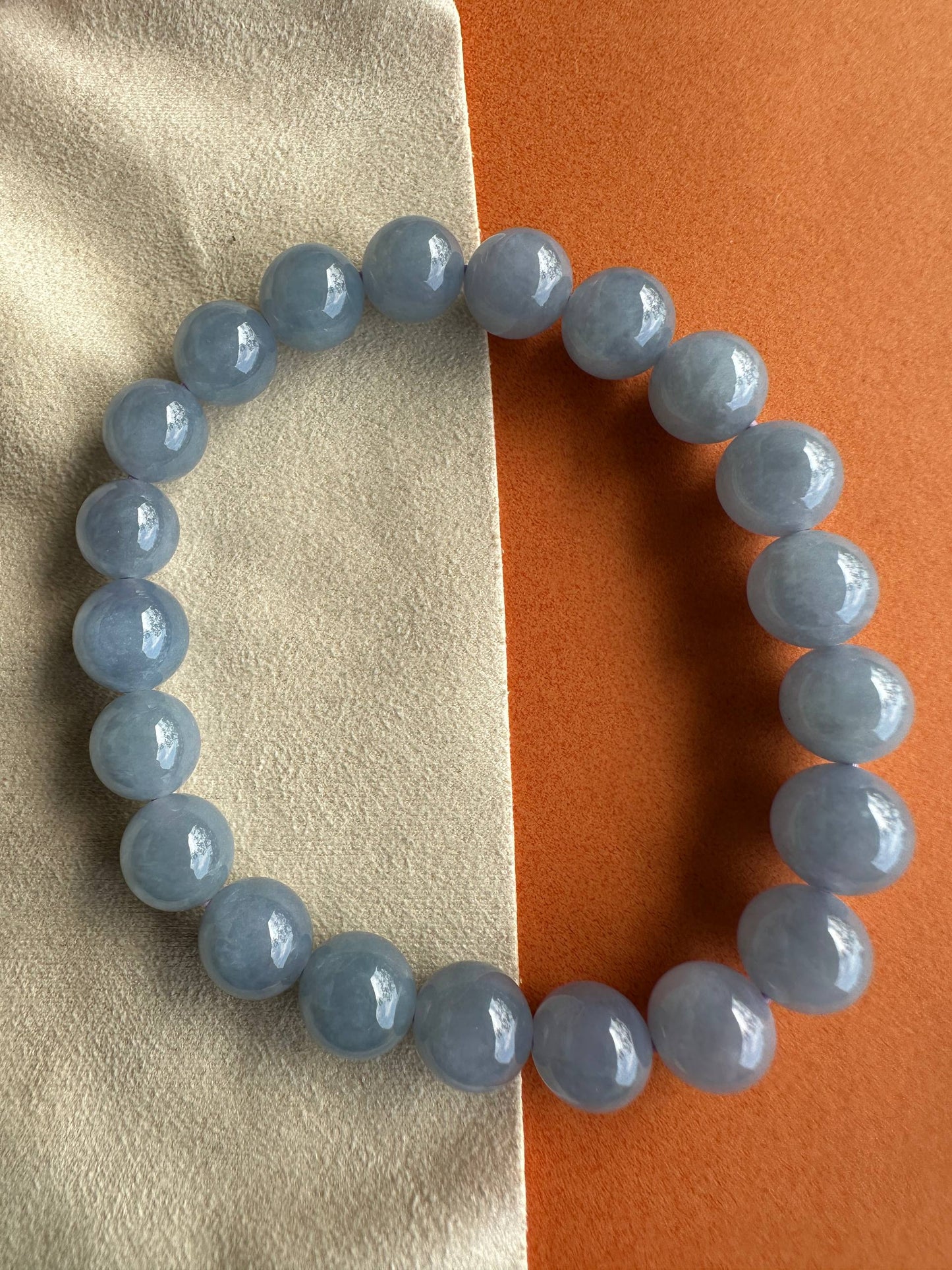 JBD2410 Storm | Blue Lavender Jadeite Jade Bracelet