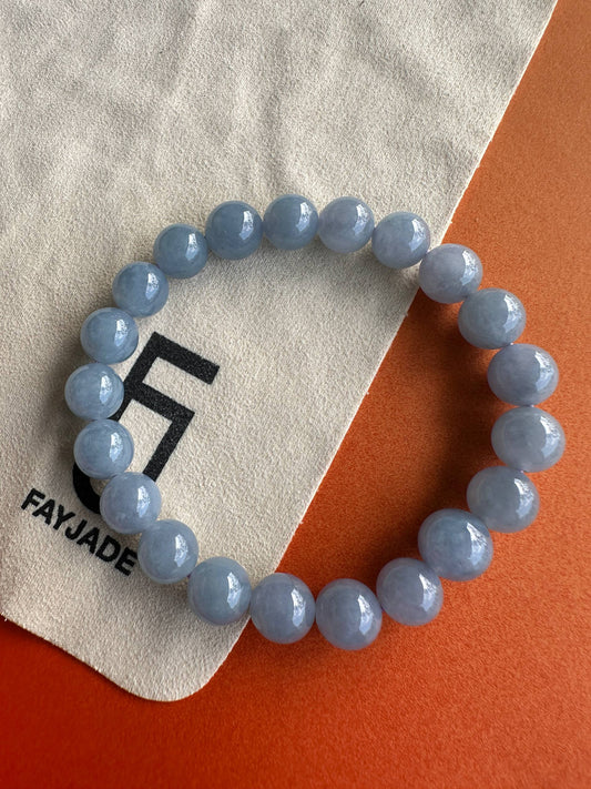 JBD2410 Storm | Blue Lavender Jadeite Jade Bracelet
