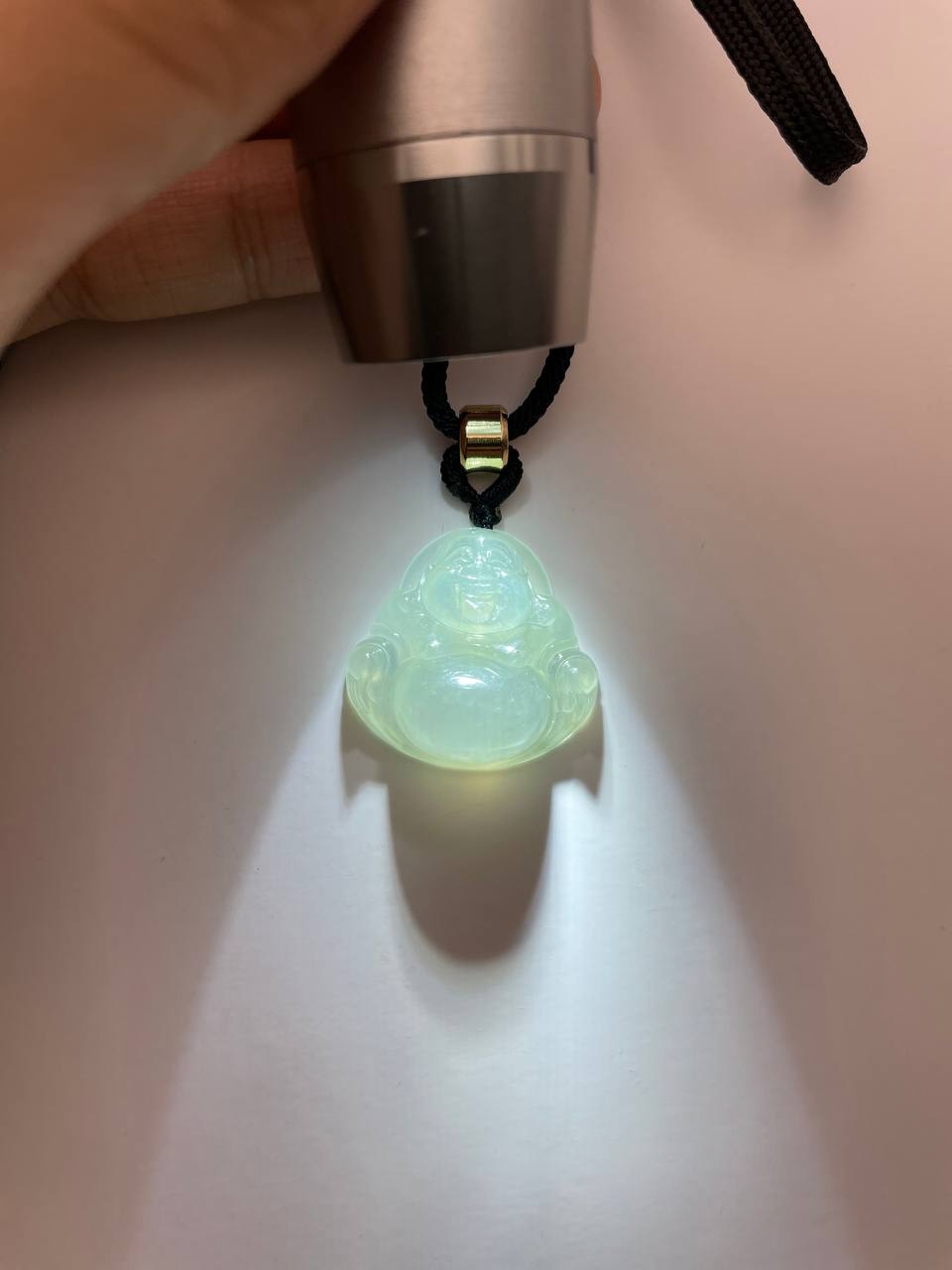 JBH224001 The Highly Transparent Icy Greenish Buddha