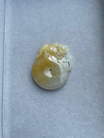 JPA224004 The Golden Pixiu Jade Donut