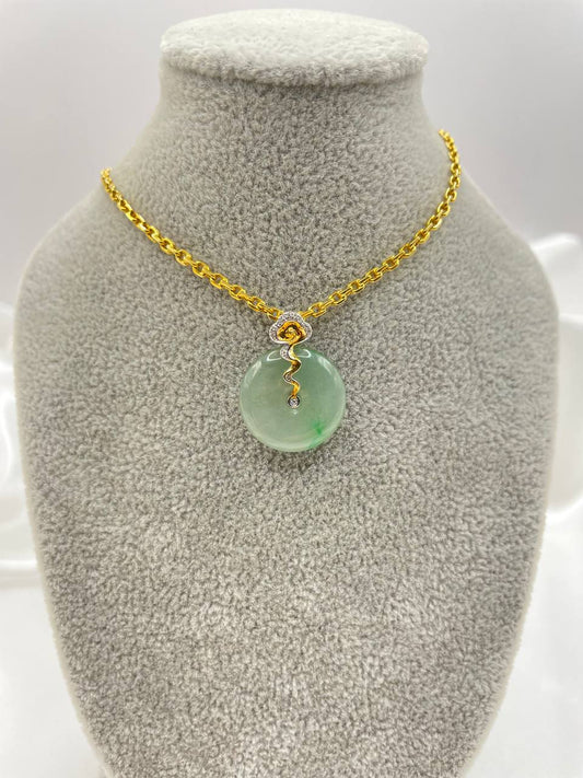 JPA225031 Beneath the Cloud Icy Jade Donut