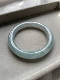 JBG223011 The Snowstorm Jade Bangle