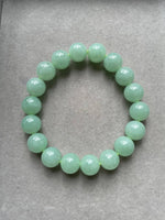 JBD225001 The Classic Apple Jadeite Jade Beads Bracelet