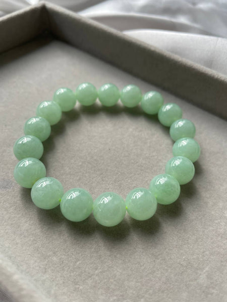 Natural Pale Green Jade Bead Bracelet 6.6mm 100% Natural Type A Burma  Jadeite Translucent Faint Green Myanmar Gems Jewelry - Etsy | Beaded  bracelets, Beads bracelet design, Jade beads