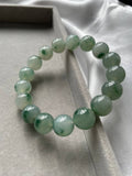 JBD226011 The Icy Forest Marble Jade Bead Bracelet