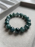 JBD227006 The Deep Blue Eclipse Jadeite Jade Beads Bracelet
