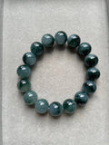 JBD227006 The Deep Blue Eclipse Jadeite Jade Beads Bracelet