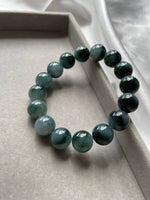 JBD227006 The Deep Blue Eclipse Jadeite Jade Beads Bracelet