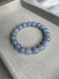 JBD227008 The Deep Lavender Jadeite Jade Beads Bracelet