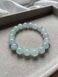 JBD227002 The Soaring Sky Blue Jadeite Jade Beads Bracelet