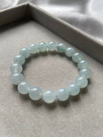 JBD227002 The Soaring Sky Blue Jadeite Jade Beads Bracelet