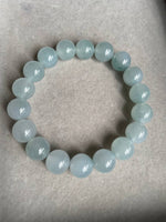 JBD227002 The Soaring Sky Blue Jadeite Jade Beads Bracelet