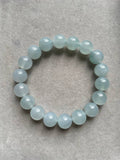 JBD227002 The Soaring Sky Blue Jadeite Jade Beads Bracelet