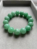 JBD223004 The Grand Green Jadeite Jade Beads Bracelet