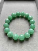 JBD227004 The Queen of the Green Apple Jadeite Jade Beads Bracelet