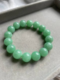 JBD227004 The Queen of the Green Apple Jadeite Jade Beads Bracelet