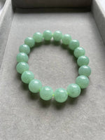 JBD227003 Green Apple of My Heart Jadeite Jade Beads Bracelet