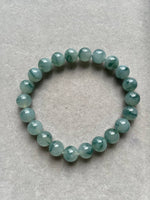 JBD227005 Dawn of the Woods Blue Jadeite Jade Beads Bracelet