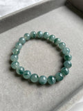 JBD227005 Dawn of the Woods Blue Jadeite Jade Beads Bracelet