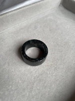 JO227016 The Black Wuji Jadeite Thumb Ring | HK19 | US8.5