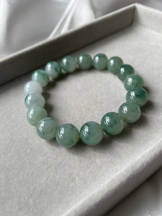 JBD228001 The Lunar Phases Jadeite Beads Bracelet