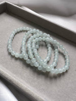 JBD228004 The Pure Ice Jadeite Jade Beads Bracelet