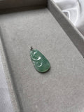 JRY227002 The Icy Green Jadeite Scepter/Ruyi