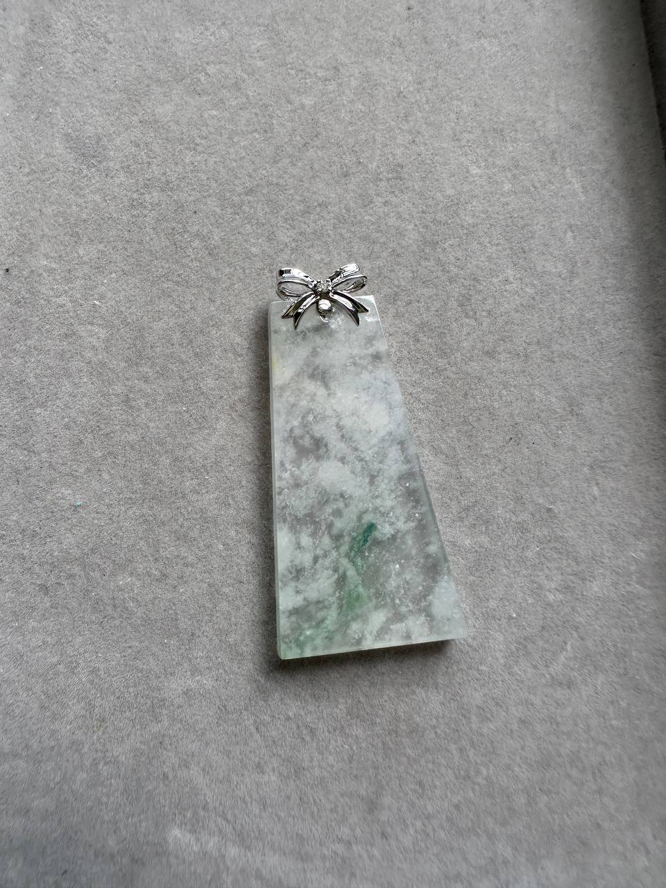JWS224005 The Absolute Winter | High Icy Snowy Cottons Jadeite Wushi