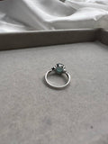 JO227037 The Blue Dream | Blue Jadeite Cabochon in 18K White Gold Setting | HK14 | US6.5