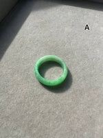 JO230003 Apples on my Finger | Bright Apple Green Jadeite Rings in size HK14, 18, and 19
