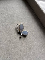 JO228033 Little Ms. Butterfly | Lavender Jadeite Cabochons in 18K Butterfly Setting with Natural Diamond