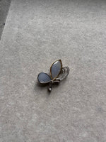 JO228033 Little Ms. Butterfly | Lavender Jadeite Cabochons in 18K Butterfly Setting with Natural Diamond