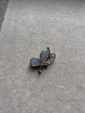 JO228033 Little Ms. Butterfly | Lavender Jadeite Cabochons in 18K Butterfly Setting with Natural Diamond